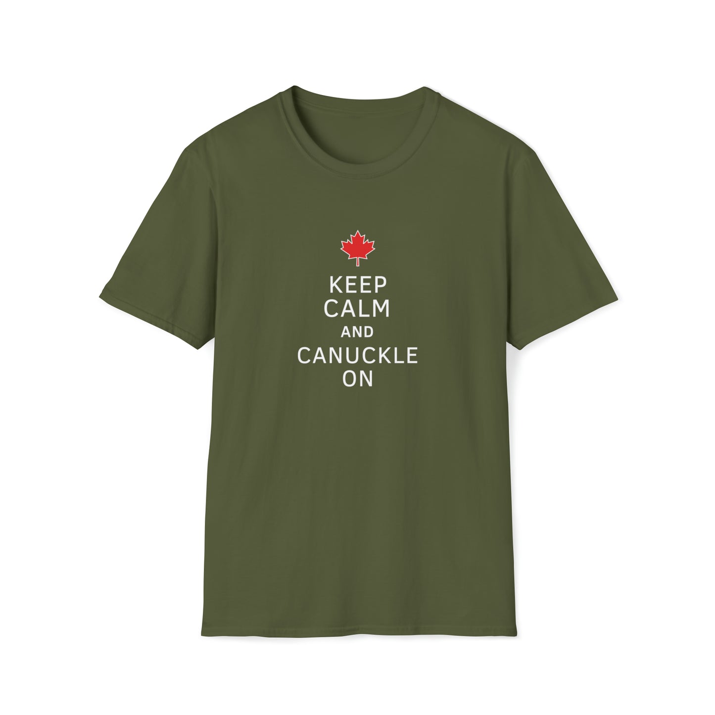 Unisex T - Keep Calm and Canuckle On