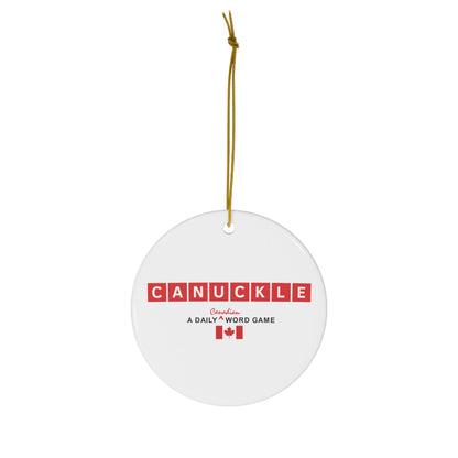 Canuckle LUCKY HOSER Christmas Ornament