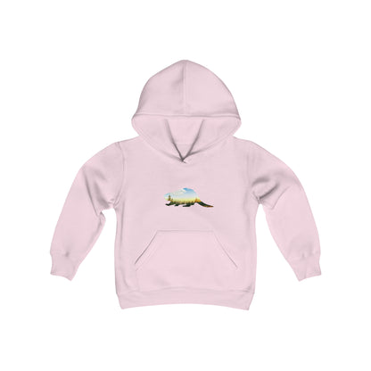 Kids Hoodie - Beaver Wilderness Skyline