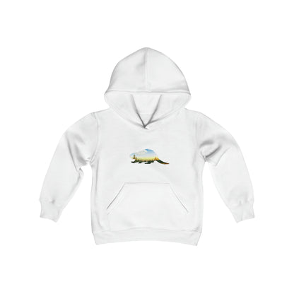 Kids Hoodie - Beaver Wilderness Skyline