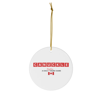 Canuckle SORRY Christmas Ornament