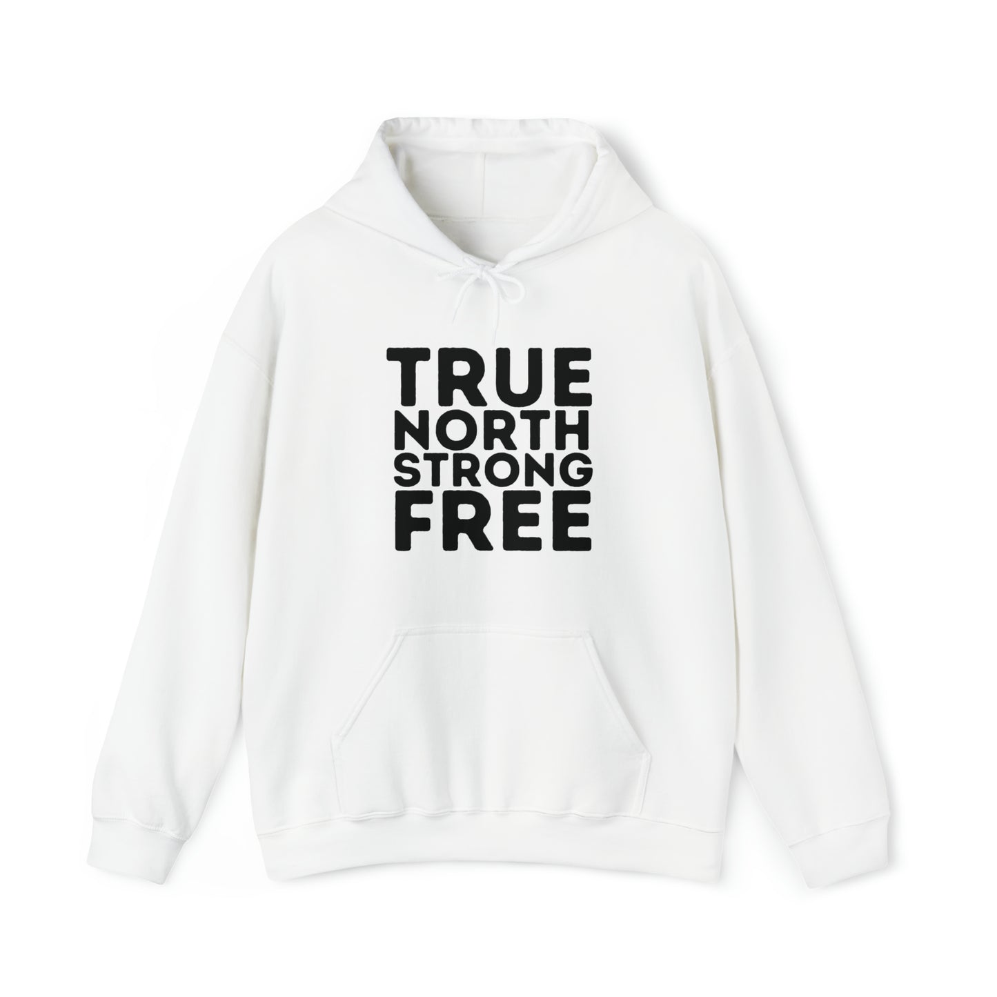 Sweat à capuche unisexe - True North Strong Free