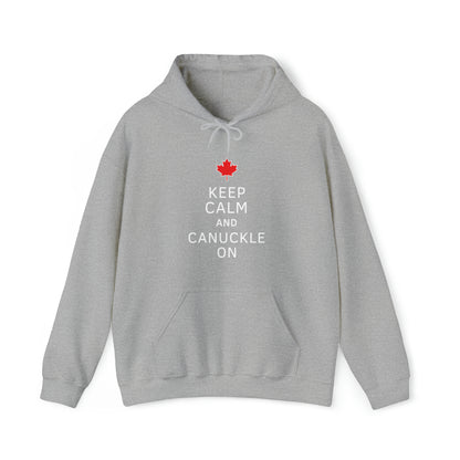 Unisex Hoodie - Keep Calm & Canuckle