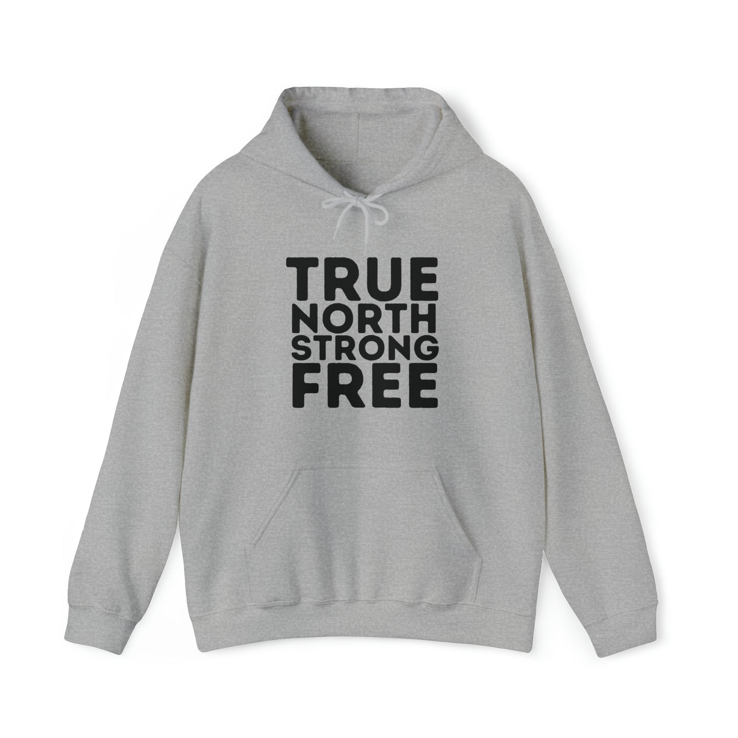 Sweat à capuche unisexe - True North Strong Free