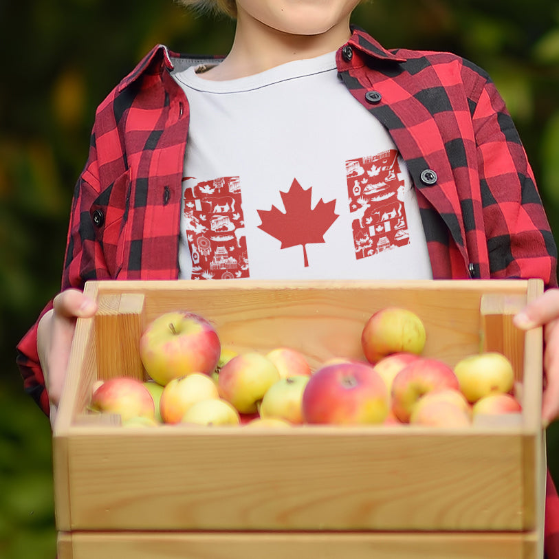 Kids T - Canadian Symbols Flag