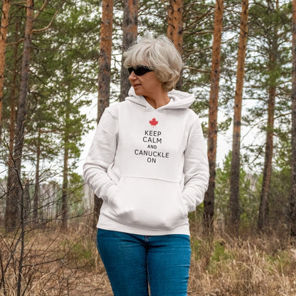 Unisex Hoodie - Keep Calm & Canuckle