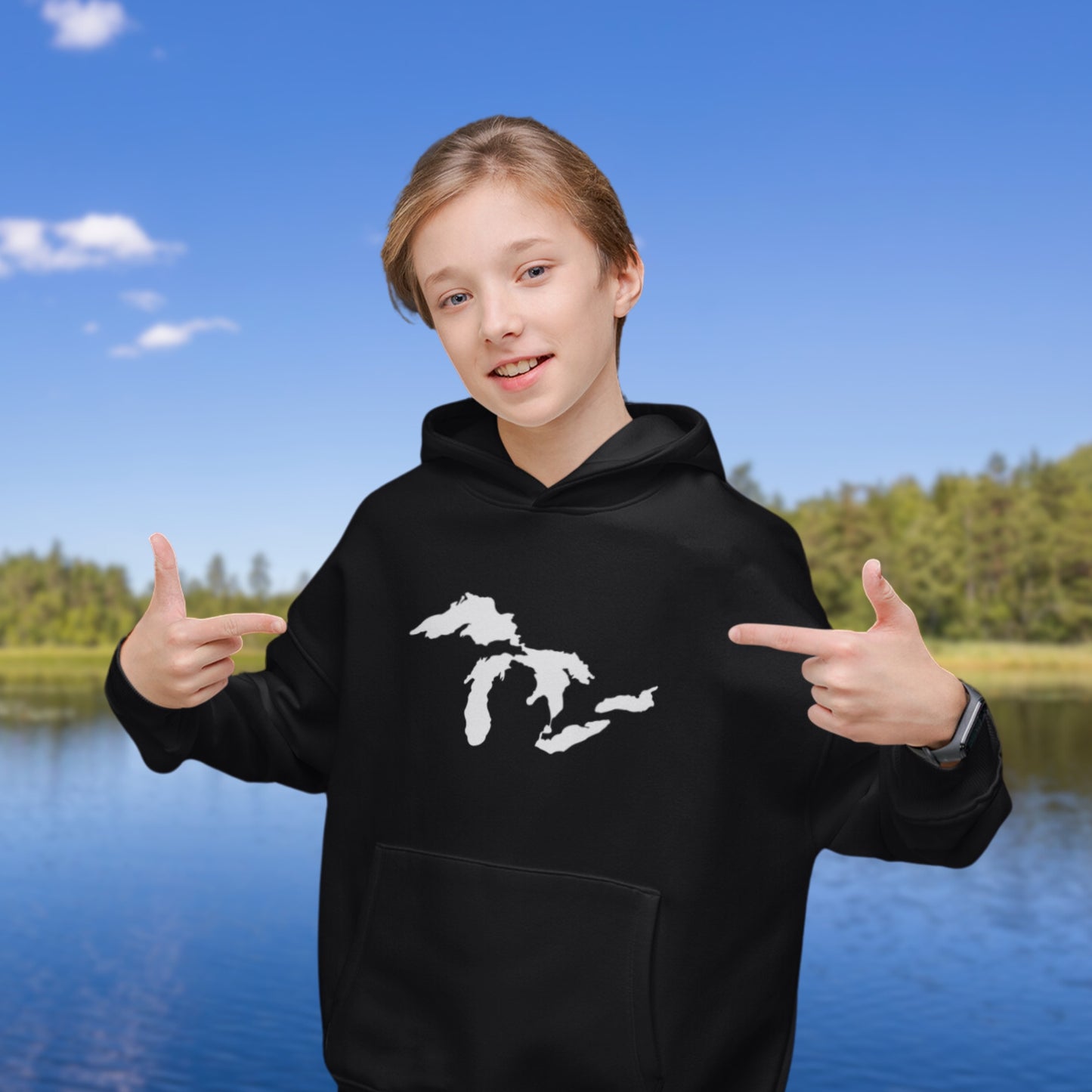 Kids Hoodie - Great Lakes