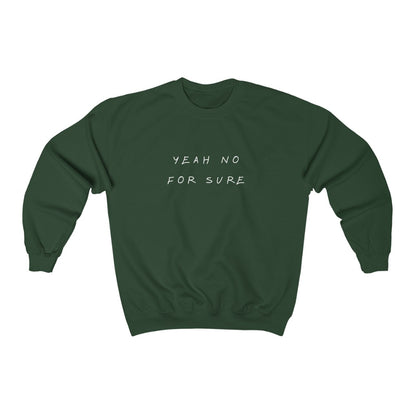 Unisex Crewneck - Yeah No for Sure - Oh Canada Shop