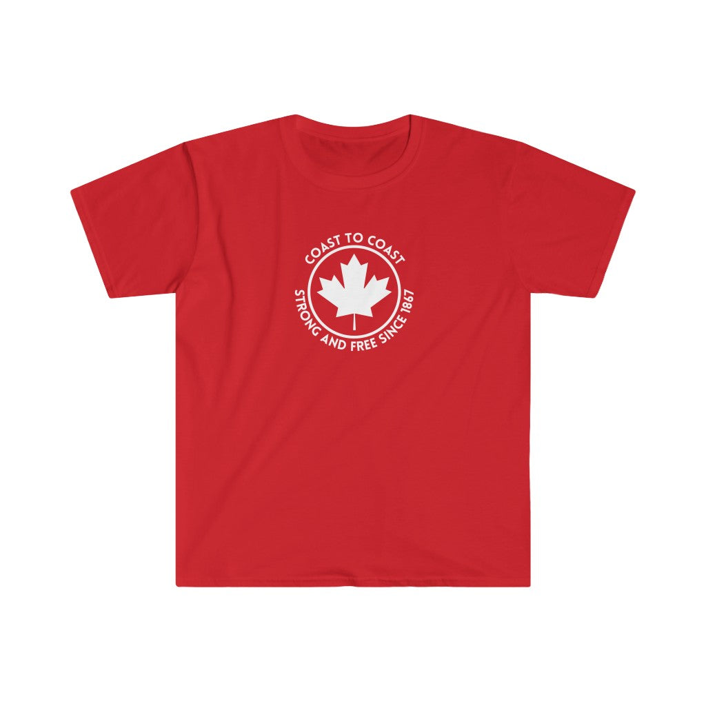 Unisex T - Coast to Coast - Oh Canada Shop