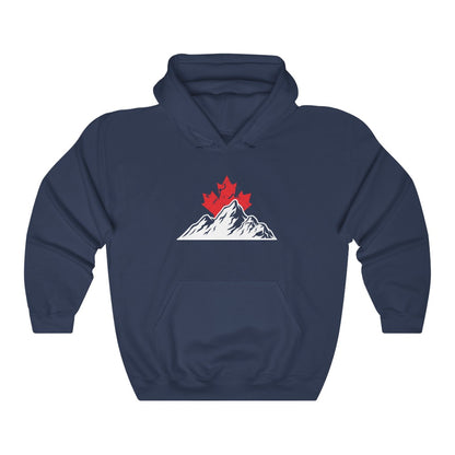 Unisex Hoodie - Leaf Behind the Mountains - Oh Canada Shop