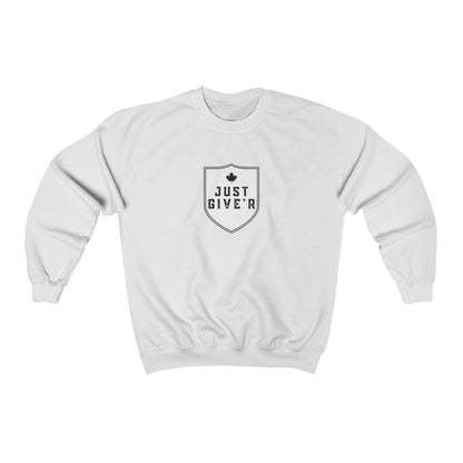 Unisex Crewneck - Just Give'r! - Oh Canada Shop