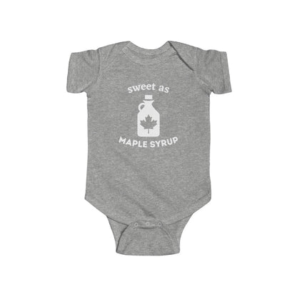 Sweet As Maple Syrup Baby Bodysuit - Oh Canada Shop