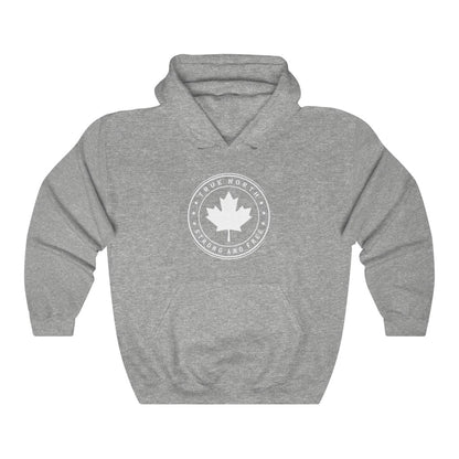 Unisex Hoodie - TRUE NORTH STRONG & FREE Circle - Oh Canada Shop