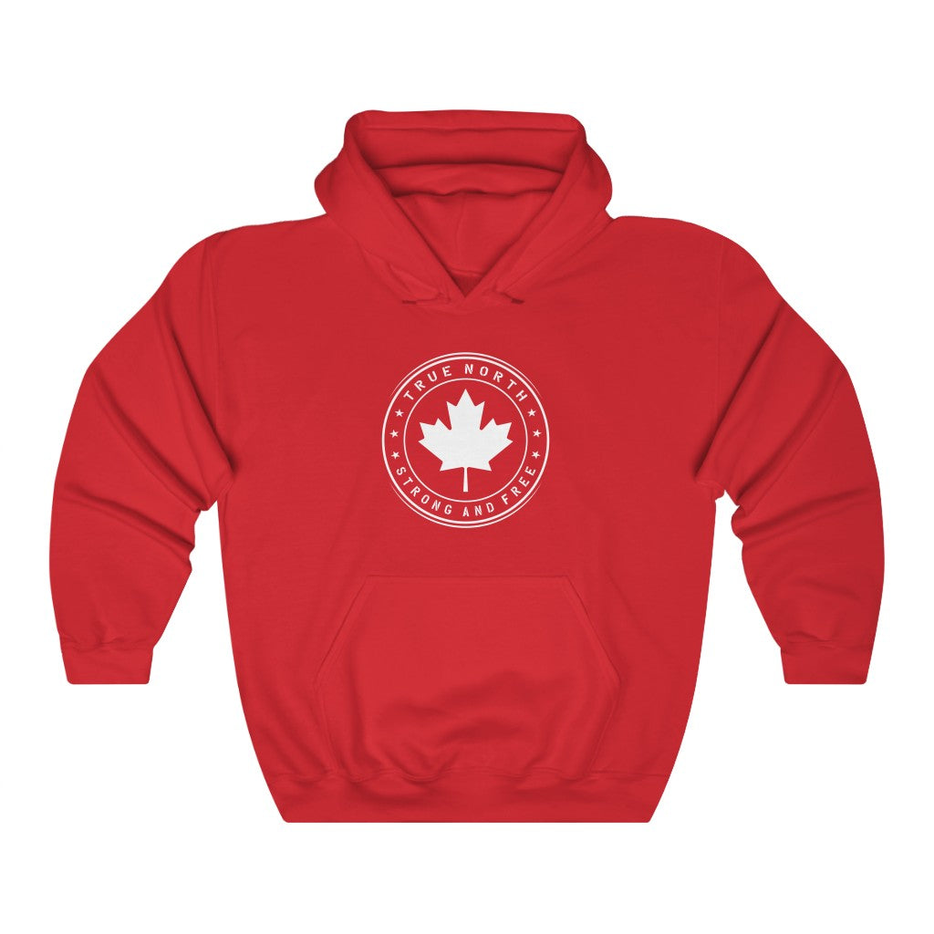 Unisex Hoodie - TRUE NORTH STRONG & FREE Circle - Oh Canada Shop