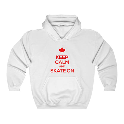 Unisex Hoodie - Keep Calm & Skate On - Oh Canada Shop