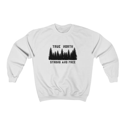 Unisex Crewneck - True North Strong & Free - Oh Canada Shop