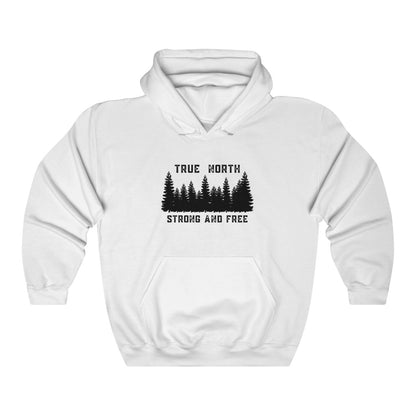 Unisex Hoodie - True North Strong & Free - Oh Canada Shop