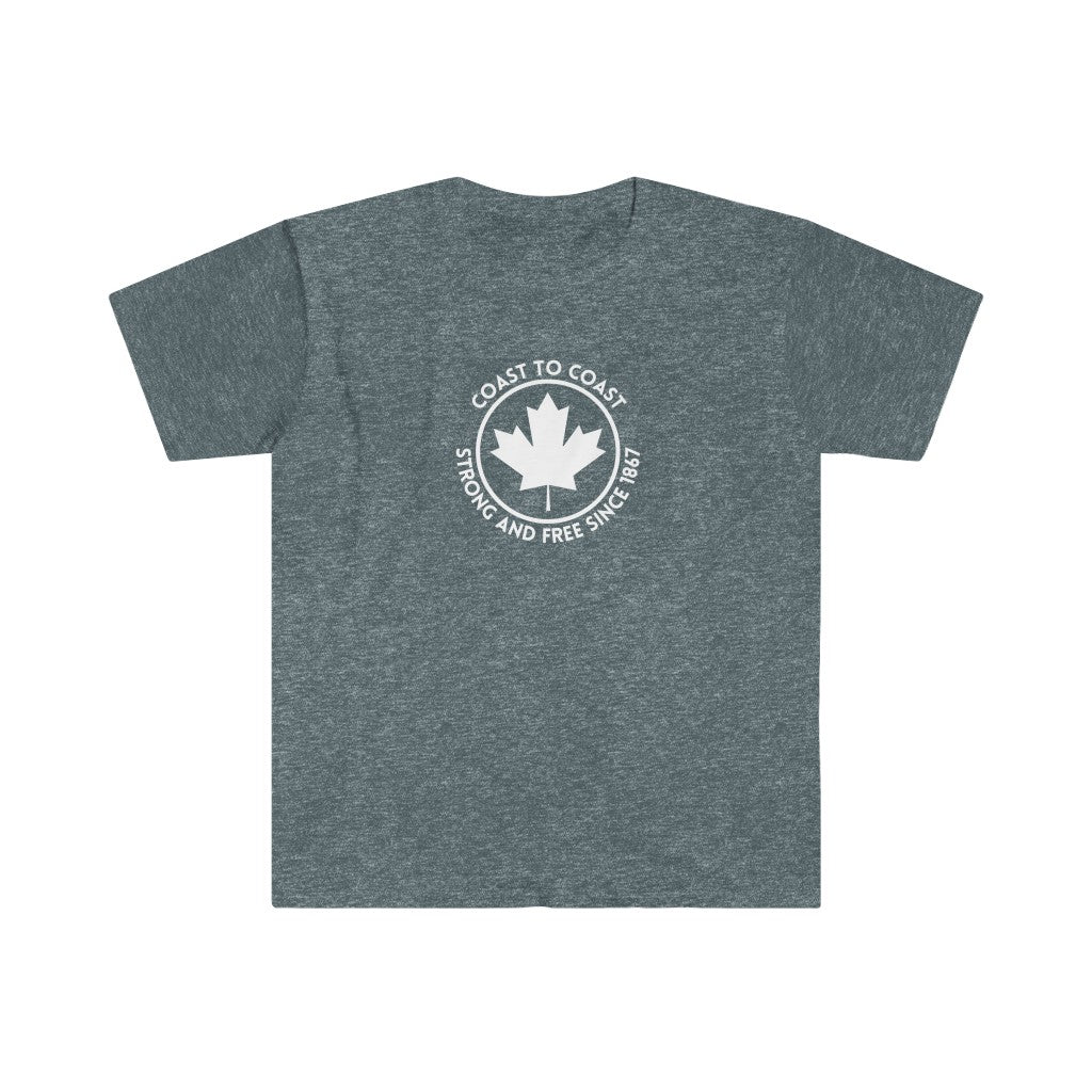 Unisex T - Coast to Coast - Oh Canada Shop