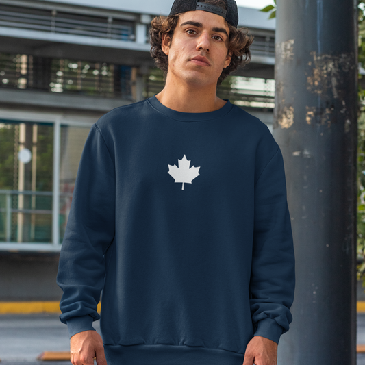 Unisex Crewneck - Centre Maple - Oh Canada Shop