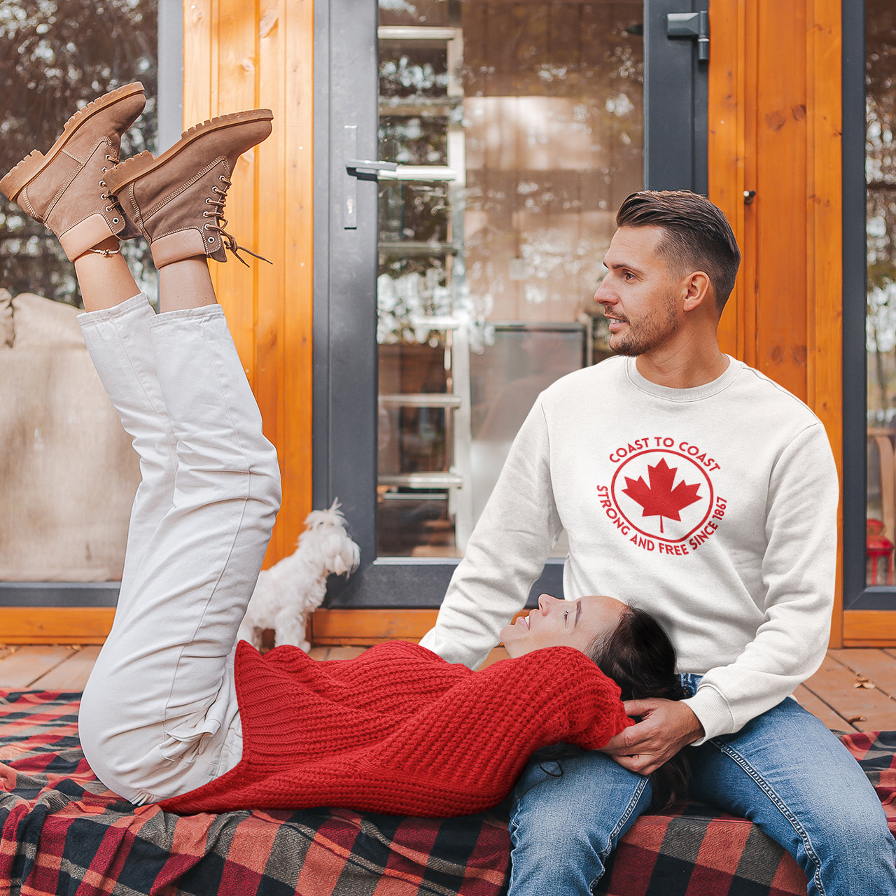 Unisex Crewneck -  Strong & Free Since 1867 - Oh Canada Shop