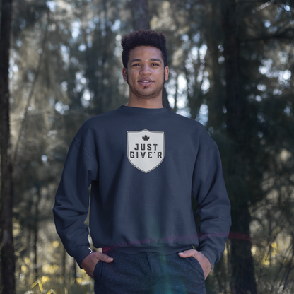 Unisex Crewneck - Just Give'r! - Oh Canada Shop