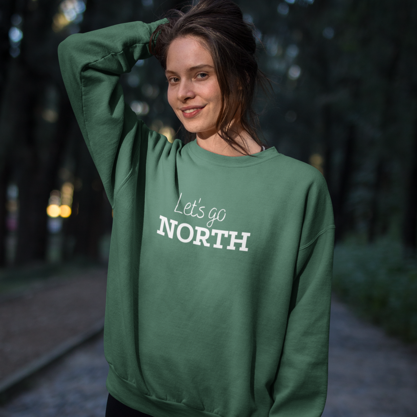 Unisex Crewneck - Let's Go North - Oh Canada Shop