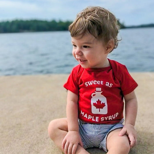 Sweet As Maple Syrup Baby Bodysuit