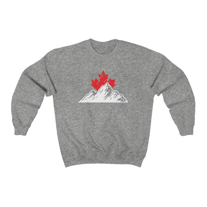 Crewneck - Leaf Behind the Mountains - Oh Canada Shop