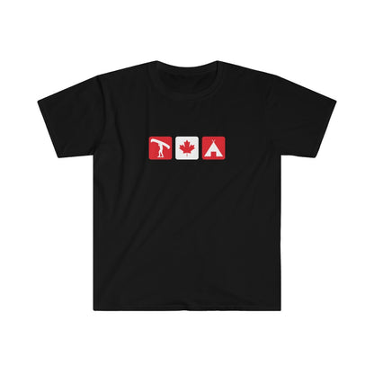 Unisex T - Camping Flag - Oh Canada Shop