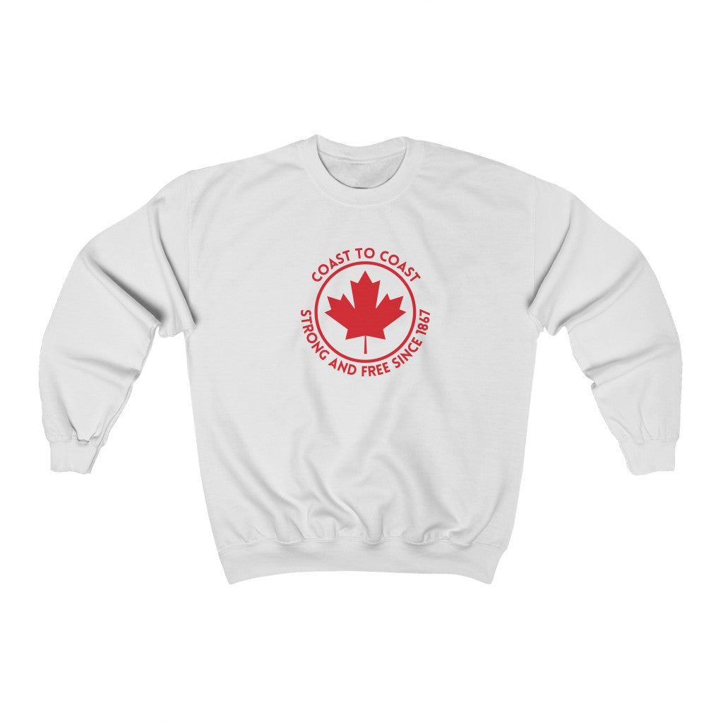 Unisex Crewneck -  Strong & Free Since 1867 - Oh Canada Shop