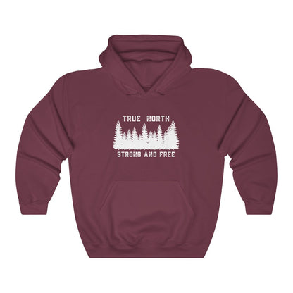 Unisex Hoodie - True North Strong & Free - Oh Canada Shop