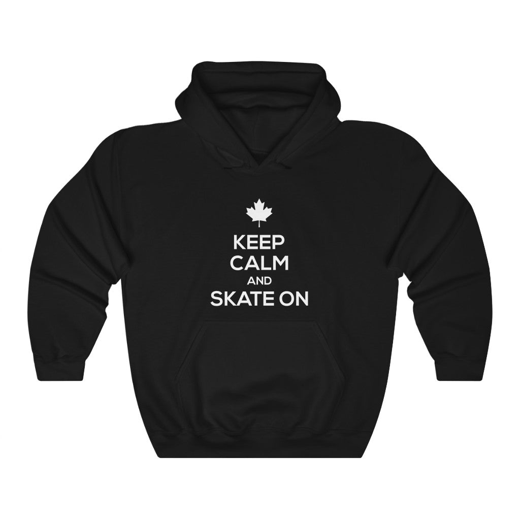 Unisex Hoodie - Keep Calm & Skate On - Oh Canada Shop