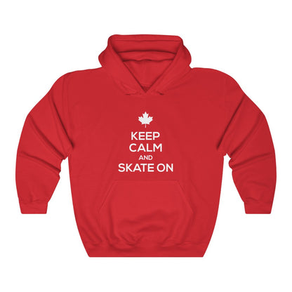 Unisex Hoodie - Keep Calm & Skate On - Oh Canada Shop