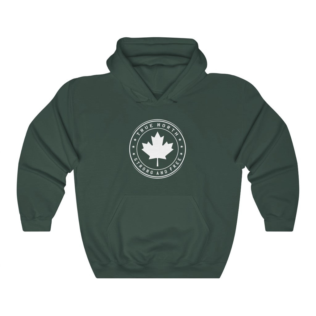 Unisex Hoodie - TRUE NORTH STRONG & FREE Circle - Oh Canada Shop