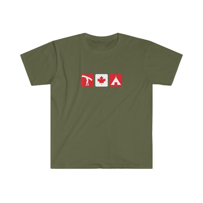 Unisex T - Camping Flag - Oh Canada Shop