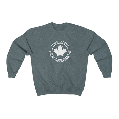 Unisex Crewneck -  Strong & Free Since 1867 - Oh Canada Shop